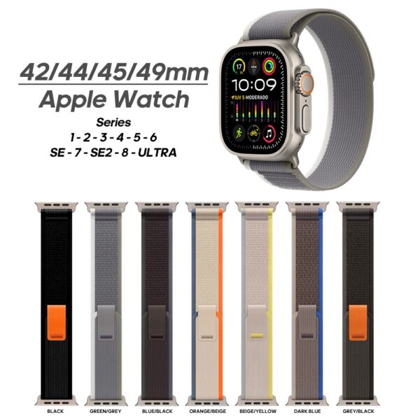 Pulseira Loop Trail para Apple Watch 42/44/45/46/49 mm
