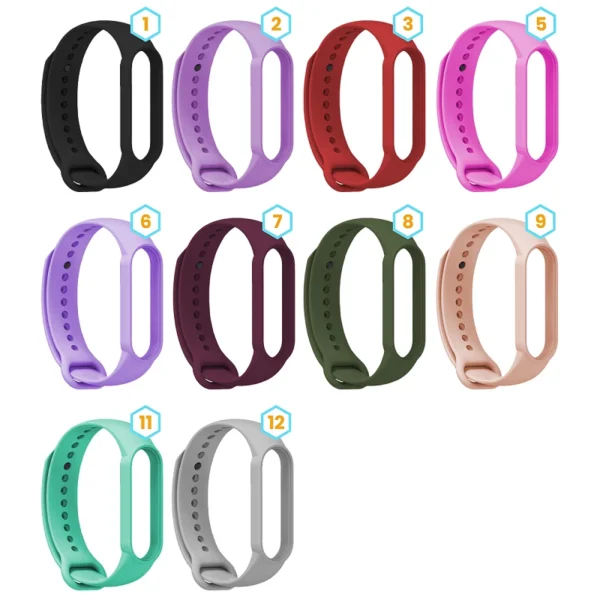 Correa Silicona Xiaomi Mi Band Todos os modelos de 3 a 8