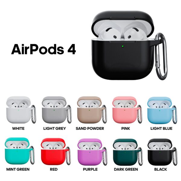 Capa protetora de silicone para AirPods 4 (2024)
