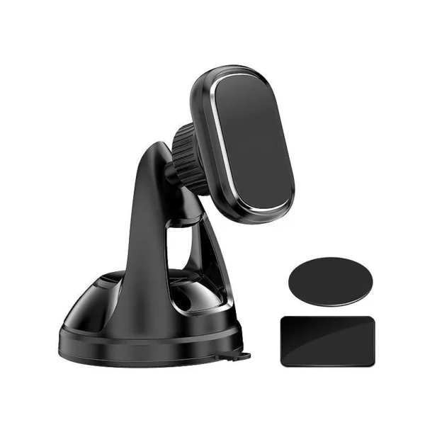 Suporte de ventosa magnética premium Preto Para Carro