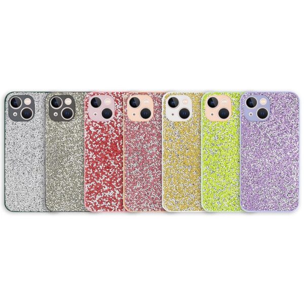 Glitter Silicone Case Swarovski Type iPhone 14 6.1"
