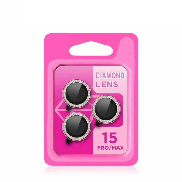 Diamond Lens Protector for iPhone 15 Pro Max