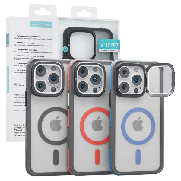 Smoked Magsafe Case with Camera Cover for iPhone 16E