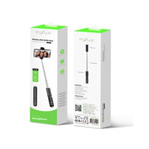 Mini Integrated Selfie Stick Bluetooth Black