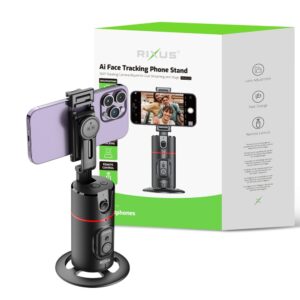 Auto Face Tracking For Vlog, Video, TikTok Black