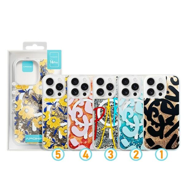 Magsafe Glitter Case with iPhone 13/14 Drawings