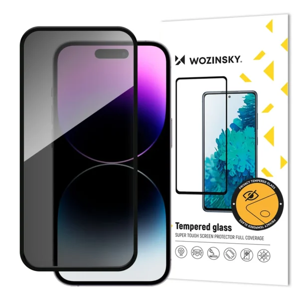 Privacy tempered glass  with anti-spy filter for iPhone
