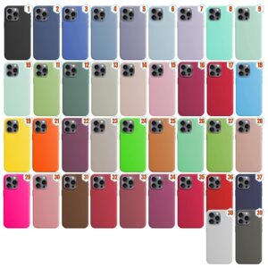 Liquid Silicone Leather Effect Case for iPhone / Samsung / Oppo / Redmi