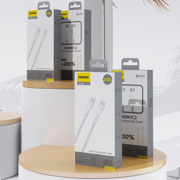 Max 240W PD USB-C - USB-C Cable 1.2m - White